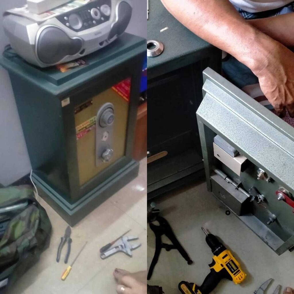 Sửa khóa két sắt Mở khóa két sắt mất mã, mất chìa tại Bình Dương
