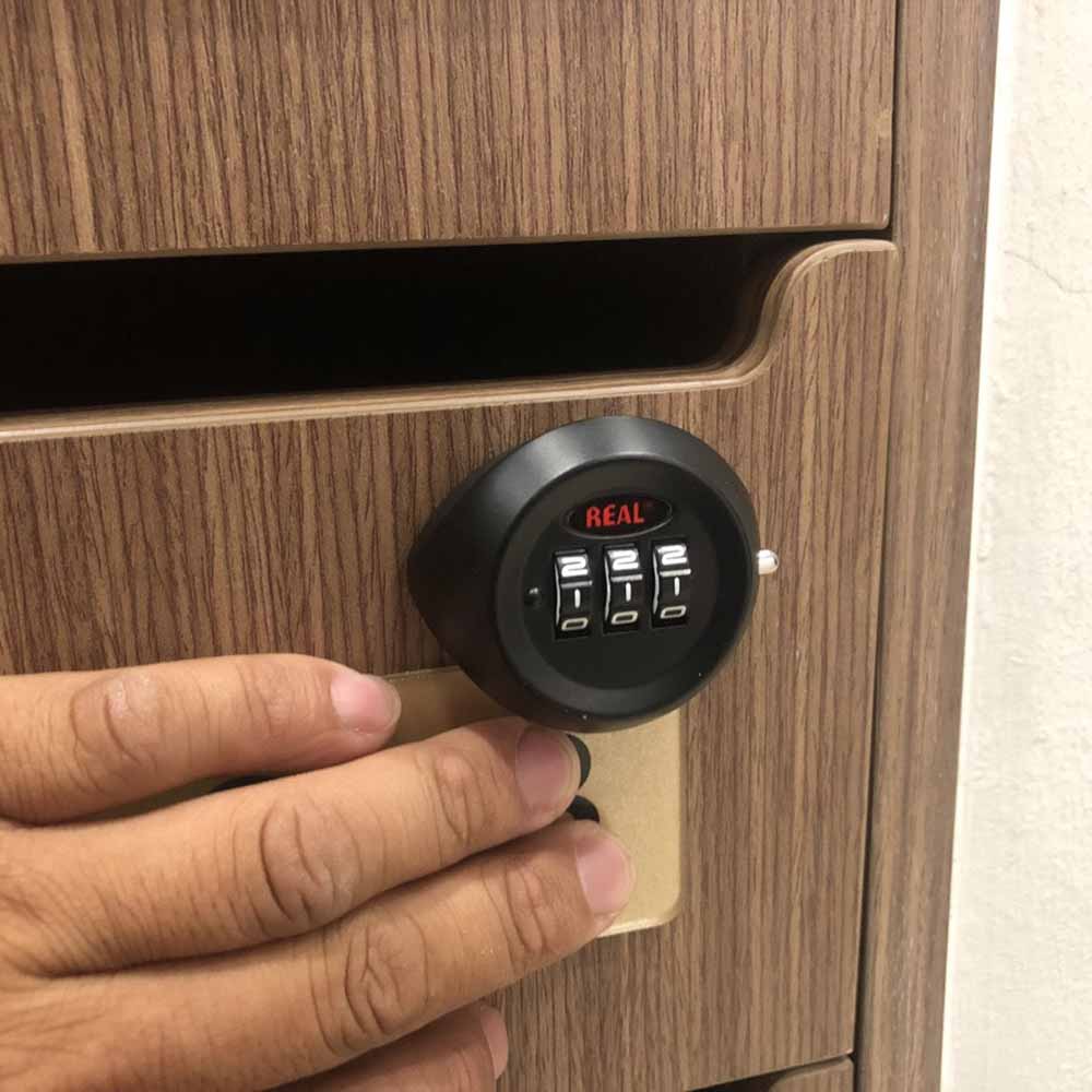Lắp khóa mã số cho hòm thư, tủ văn phòng