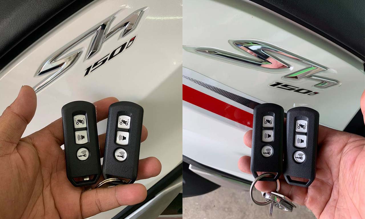 Làm chìa khoá thông minh xe SH 150i kể cả mấ tID