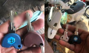 Làm chìa khóa xe Vespa sửa chìa khóa xe Vespa bể vỏ