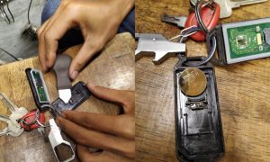Thay pin chìa khóa thông minh xe SH, PCX mã CR2032