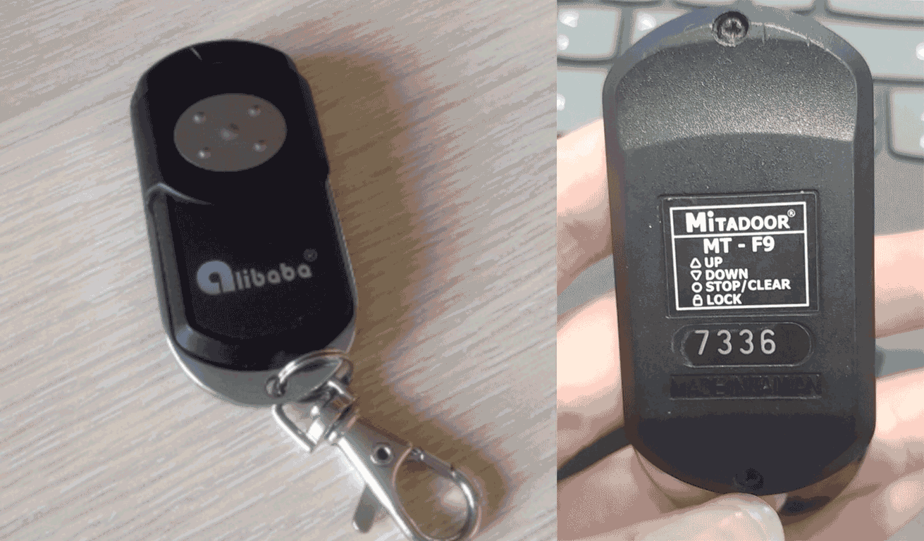 Remote cửa cuốn Alibaba Làm remote Mitadoor MT-F9