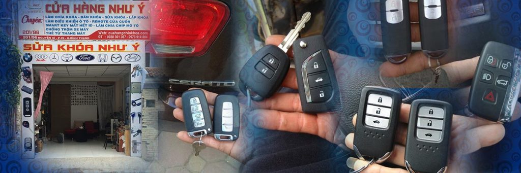 Làm chìa khoá ô tô Sửa khóa xe hơi giá rẻ