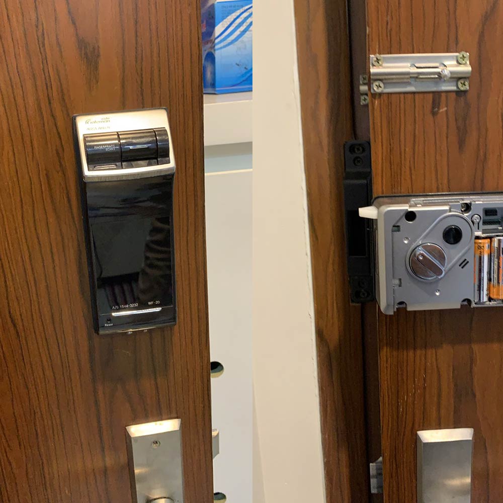 Sửa khóa điện tử vân tay ở TPHCM lắp chốt khóa an toàn miễn phí