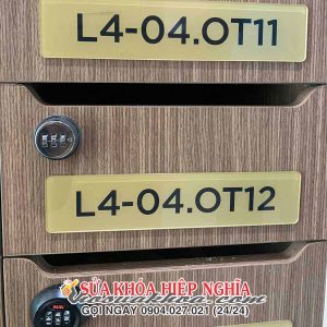 Lắp khóa tủ mã số Lắp khóa mã số hòm thư giá rẻ 280k 300k